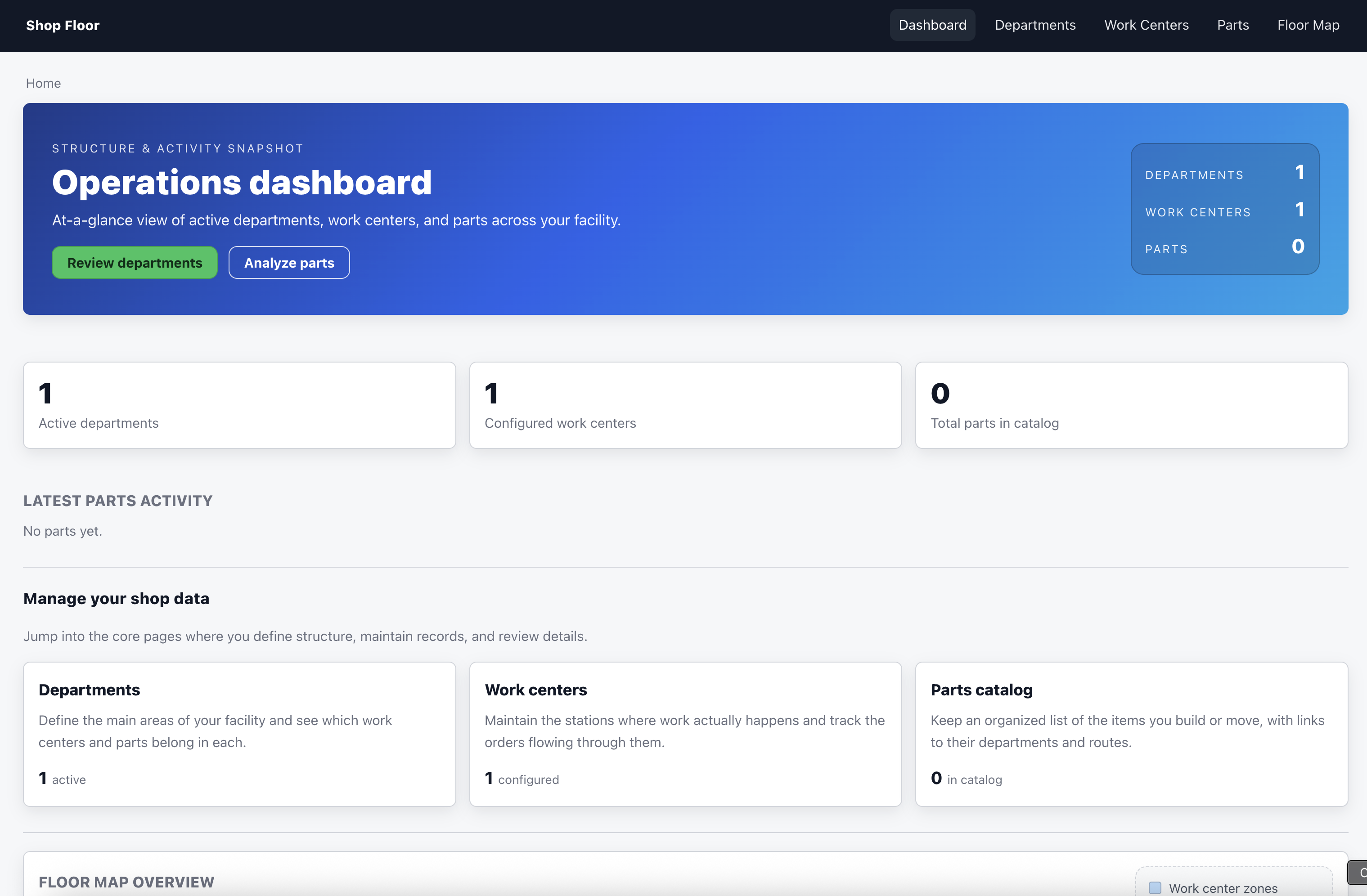 ShopFloor Operations Dashboard