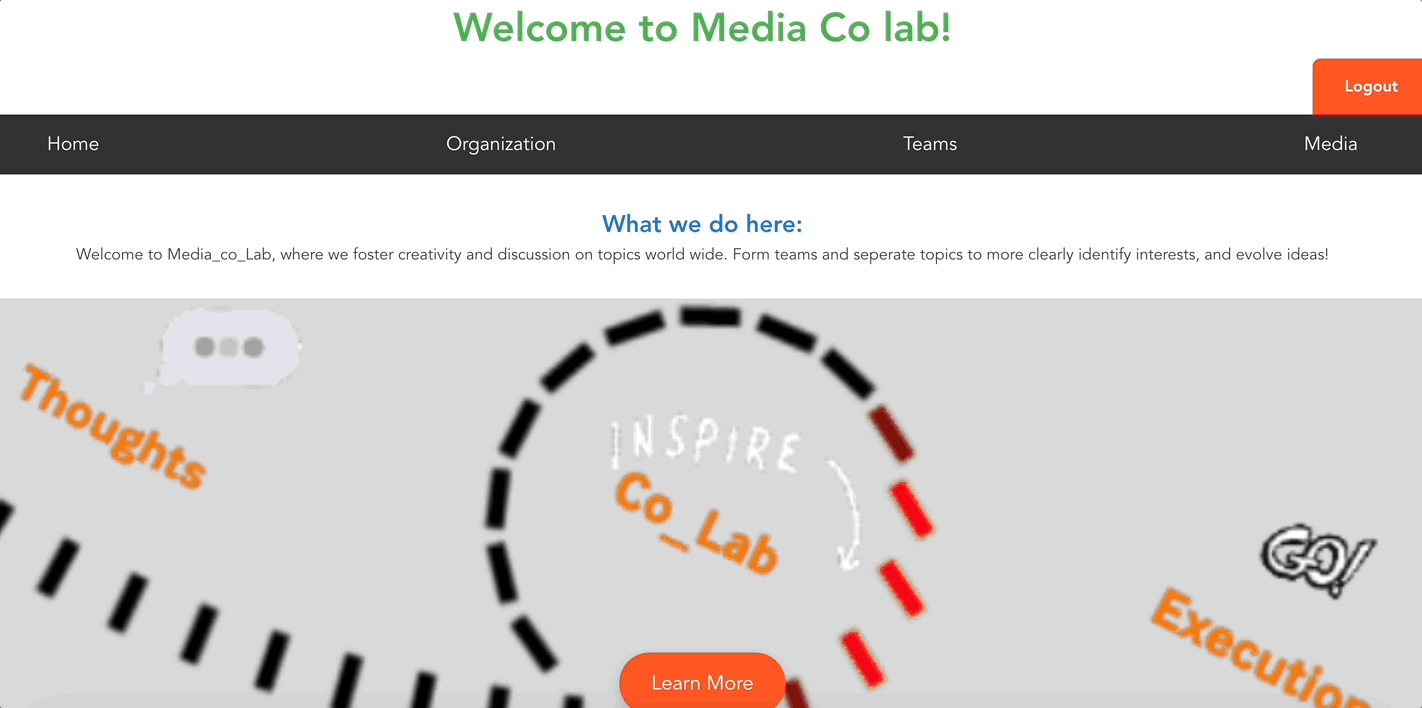 Media Co-Lab Collaboration Interface